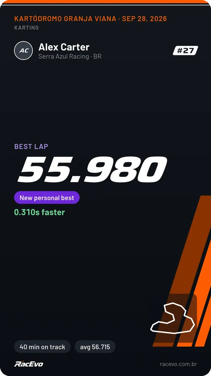 The record fell